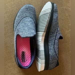 Skechers Go Flex Walk Gray Goga Mat Shoes